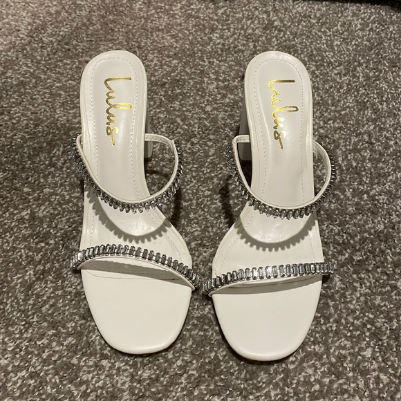 Lulus Shoes - Lulus White Heels